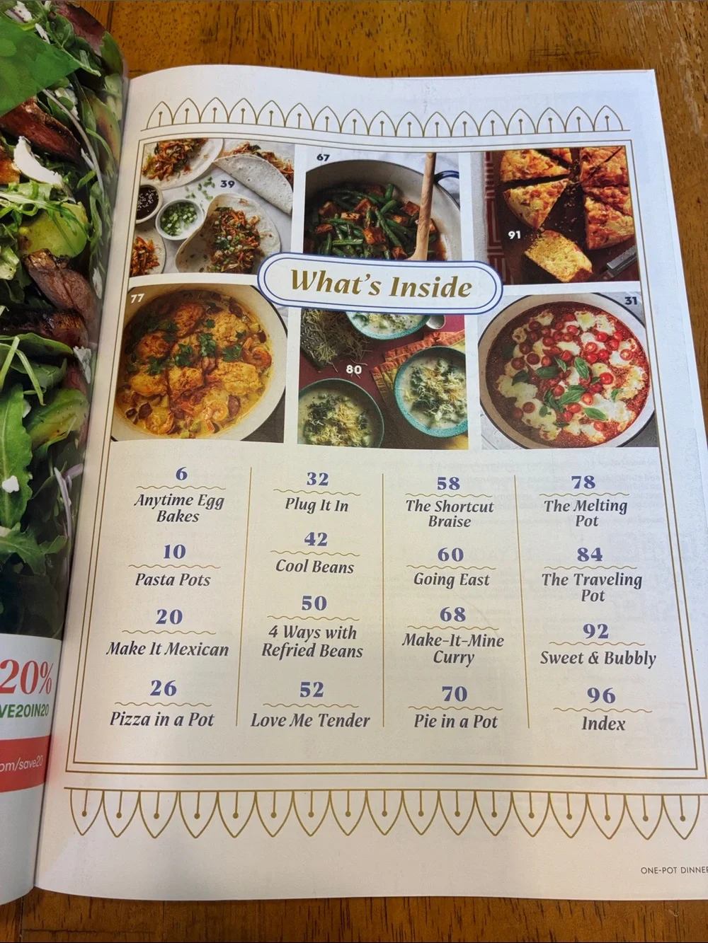 Better Homes & Gardens One-Pot Dinners Magazine & skinny one-pan recipes